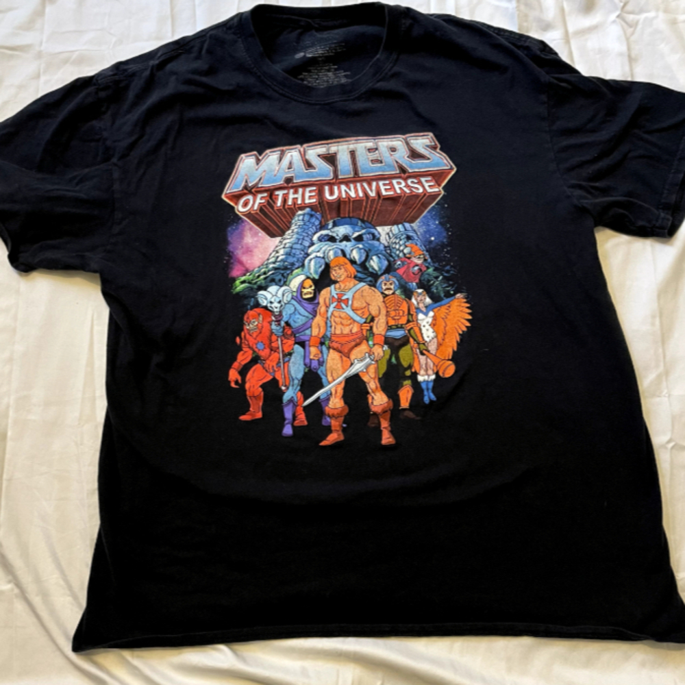 Men's Black Graphic T-shirt